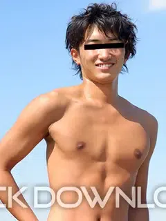 ツヤ肌筋肉バスケ部18才/Shiny muscle basketball boy 18yo