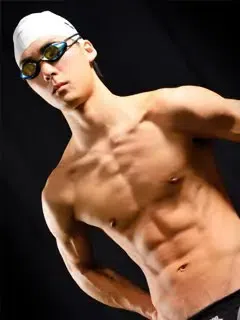 逆三ド筋肉スイマー22才/Muscle Swimmers 22yo/Muscular Swimmer