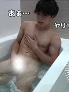 筋肉質なパイパン青年/Muscled Shaved Guy