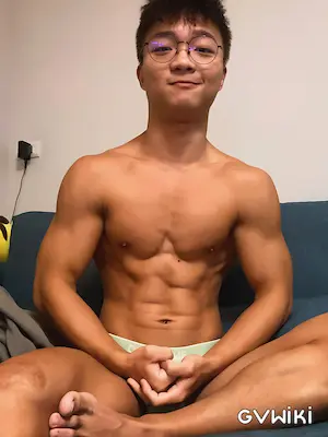 子犬っぽい若細マッチョ/Puppy-like young macho/フーフー/FuFu/台北/Fu/台北 Fu