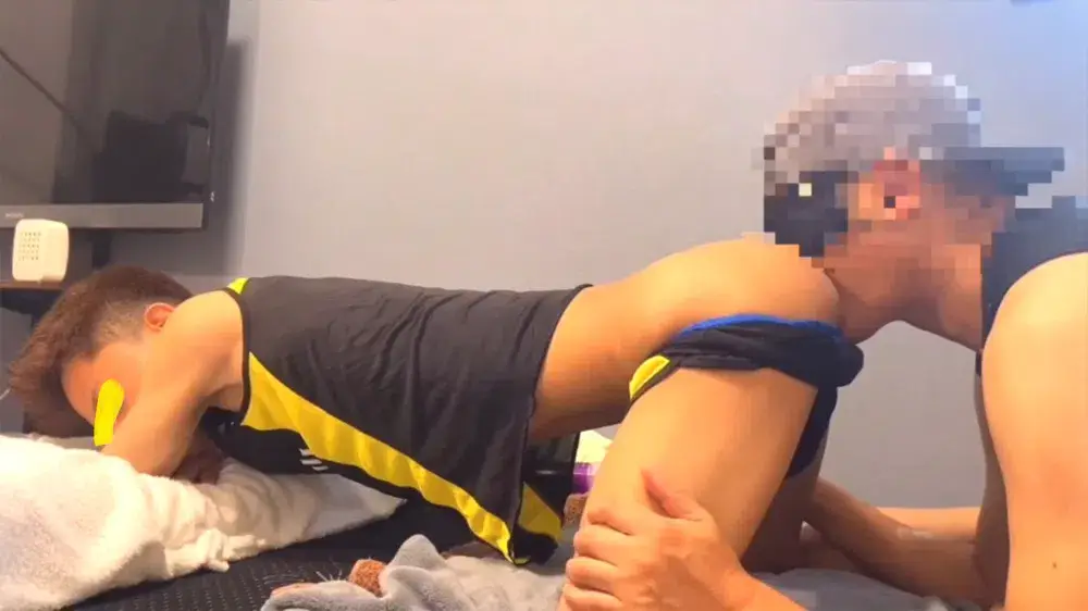 エロくSEXを楽しむ褐色のイケメンアル君 今回は陸ユニが似合い過ぎ(^_-)-☆ 自慢のアナルで生チンポを絞めまくってくれましたw-2
