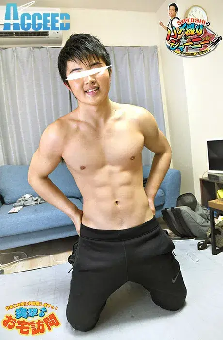 SATOSHIのハメ撮りジャーニー×突撃♂お宅訪問!!ーガチムチ青年「タケル」男とのHに初挑戦!!ー-4