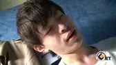 大人気ジャニカワFaceの青年がネカフェで巨根をシコシコドピュッ♂-5