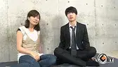 飛沫の殿堂!童顔でぷっくり唇が可愛い男の子がスーツでも3回大量発射♂-2