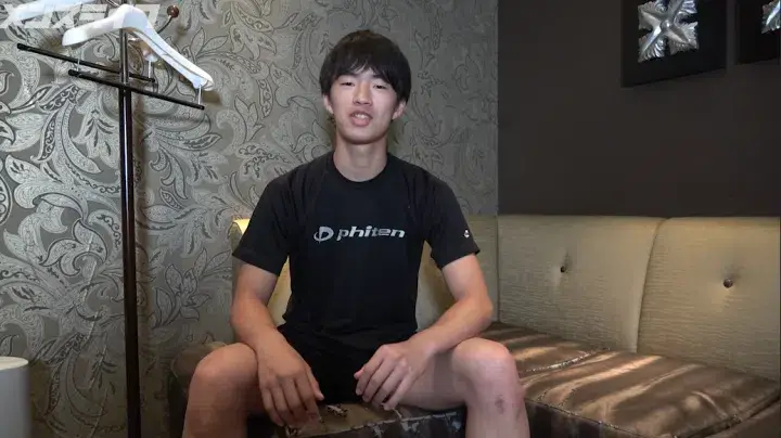 7日間オナ禁!大人気モデルゆうたが極限まで貯めた精子を生挿入で豪快射精!-1