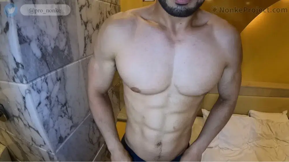 【生交尾】元自衛隊巨根細マッチョの生ハメ中出しセックス-1