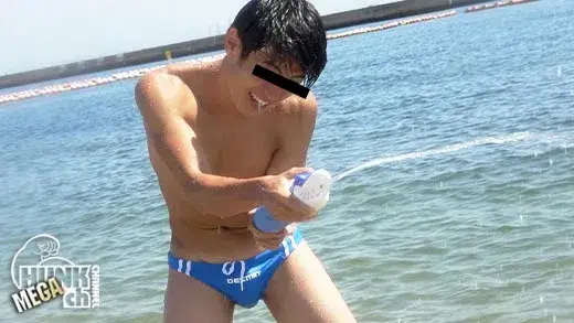 Colors Blue ~Masaya~、【特別先行配信!!】高身長で筋肉バキバキでデカマラ!全てを兼ね備えたクールイケメン・雅哉(まさや)20歳。夏の海で開放的になった彼は、人知れず男に身体を委ね、ゴム無しマラに跨って汗だく濃厚交尾を堪能する。【生掘り】-2