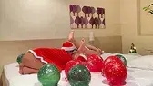 クリスマスの夜にサンタクロースのコスプレでエチエチ-5