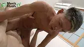 無毛アナルを生突きされエロ声で喘ぐパイパン長マラのやんちゃ系男子♪-8
