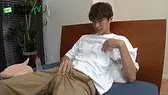 初登場の長身スリ筋クンが腰フリオナニーでぶっ放す！-2