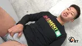 野球部出身の友人2人がリア友のテコキに苦笑★スタッフも乱入で四つ巴♂-3