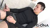 ハンサム太チン会社員が野球ユニで噴水射精♂♂♂-8