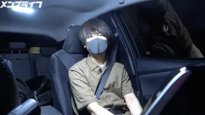 小柄な20歳の現生大学生ケイ君とドライブデート&ホテルでオナニー観察!-2