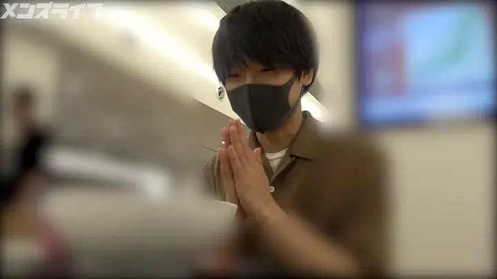 小柄な20歳の現生大学生ケイ君とドライブデート&ホテルでオナニー観察!-3