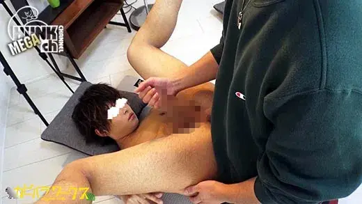 初登場!!【将弥】21歳!緊張MAX彼女ありノンケ!男性初体験!!ギン勃ちセルフぶっかけ大量射精!-3
