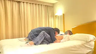 ウケ初登場!!ブレザー姿の少年2人が生ハメセックス-3