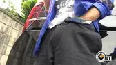 “18歳ピチピチ”長身激カワノンケSYUNTA初野外で絶頂オナニー♂-5