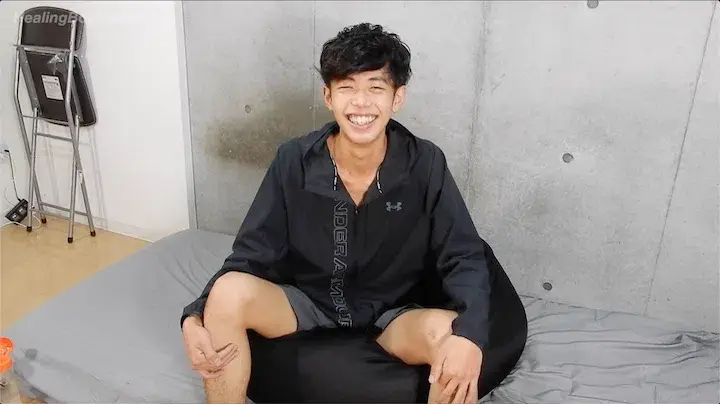 【ノンケ×ゲイ】巨根YAMATOが男に生で掘られかわいい声で鳴く!巨根もビンビン!-2