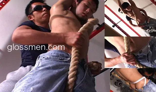 NEW筋肉美青年 ~敏感アナル毛剃り勃起射精~-1