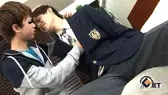 大量発射!ブレザー姿のジャニカワFaceの19歳の巨根を同級生が堪能♂-3