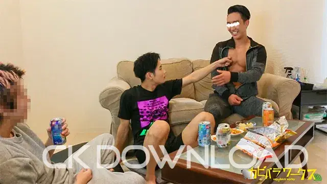 【もしもこんな事あったらシリーズ/友達と宅飲み編】知宏×小梅!寝静まった夜に...理性完敗!絶対内緒のガチSEX!!!-2