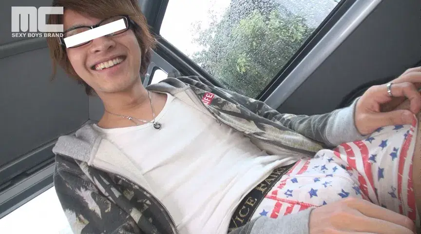イケメン露出温泉 瑠偉-4