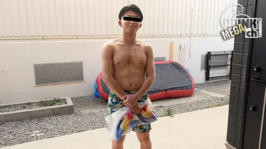 夏ハメ2023!! 純度100％リアルノンケをナンパ海岸で逆ナンパ!!引き締まった筋肉の太ちんイケメン真澄(ますみ)くん22歳が玄関前で野外フェラ!!太ちんで生パコパコ、ドピュっと精子をぶっとばす!!【生ハメ】-3