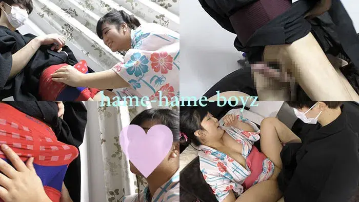 【個人撮影】イケメン男子大学生(18歳)年上お姉さんを浴衣姿でヤリまくり! (209.09)-2