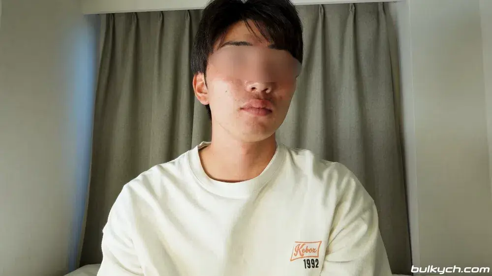 塩顔巨根男子!!エッチなノンケ大学生を生掘りア◯ル開発!!まさかの半勃ち先走りで濡れ濡れエロ美形男子をノンケ喰い!!-1