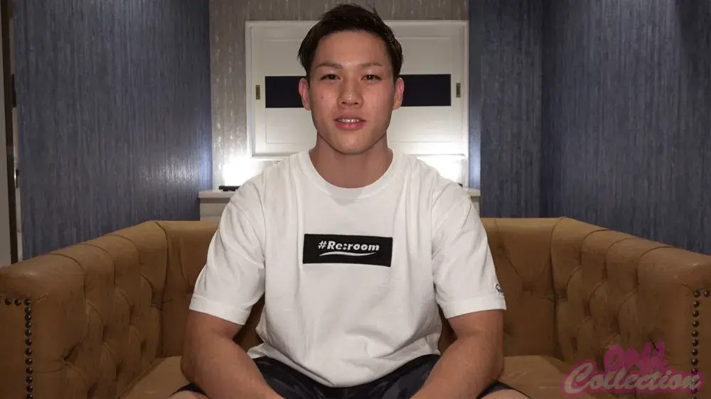 新人AV男優のセックス披露!敏感ビンビンデカマラの大迫力!モロ感アナルにローター挿入して生ハメ初体験!-1