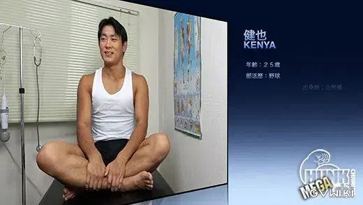イケてるノンケの身体を隅々まで検査!!カルテNo.049健也(けんや)くん25歳!!デカマラ色黒ガッチリ筋肉の男前は乳首もアナルも敏感快感、そんな健也くんの診断結果は?!!-2