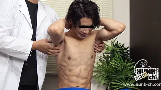 イケてるノンケの身体を隅々まで検査!!カルテNo.038蒼人(あおと)くん20歳!!爽やかイケメンのバキバキ腹筋とデカマラをじっくり観察!!アナルを責められると喘ぎ声が漏れちゃう蒼人くんの診断結果は?!!-3
