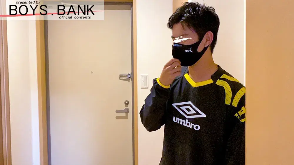 【モニタリンG】CASE:29腹斜筋バッキバキ!!フットサル男子のビクビク固マラがエロ過ぎる!!-8