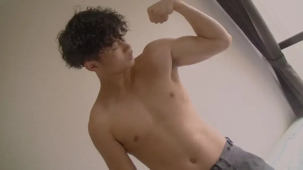 身長187cm↑超巨根☆某有名チーム所属現役スポーツ選手が人生一度の男抜きの快感にイキ果てる↑↑必見のモロ感激射精!!-3