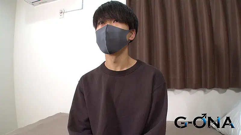 細身の可愛い大学生がビンビンチンポをたっぷりご奉仕♂-2