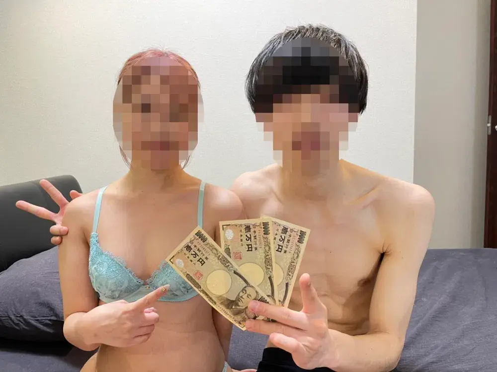181cm×64kg×20歳イケメン巨根大学生が女優に生挿入でイカせまくり。-3