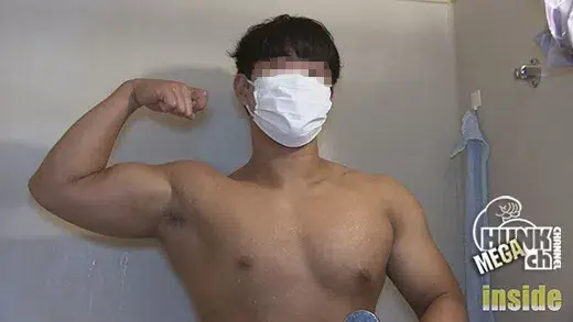 顔出しNG体育会系イケメン 筋肉もりもり21歳女優でイク!!-1