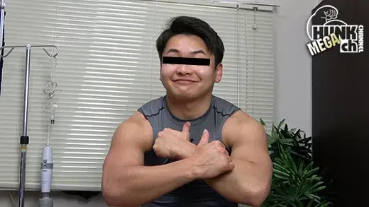 イケてるノンケの身体を隅々まで検査!!カルテNo.043塁斗(るいと)くん23歳!!柔道ガチムチ男前のチンコは潮吹き体質でビチャビチャ!!乳首もチンコもアナルも感度良好な塁斗くんの診断結果は?!!-2
