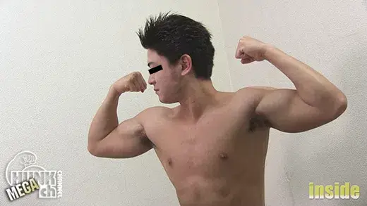 極秘出演!?大会出場経験ありの24歳イケメンノンケマッチョ君が汗だく濃厚セックスを大公開!-3