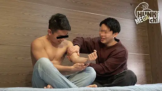 ノンケvsゲイ!!ガッチリ細マッチョの燈貴(ひだか)23歳VSエロ胸筋ドネコ・ソウイチ171cm68kg23歳ゲイ!!相性のいい2人が濃厚セックス!!激しいノンケ掘りとエロ声上げて感じまくるウケがエロい!!-3