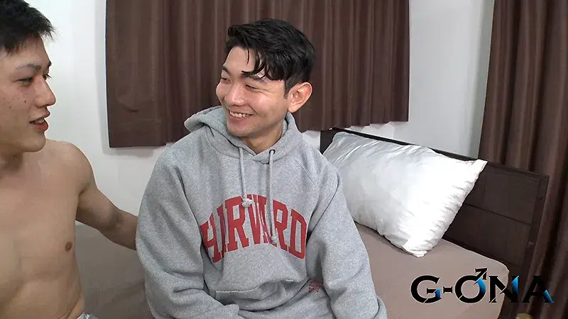 短髪ワイルドな20歳が爆えろボディのイケメンと種付け生SEX♂-3