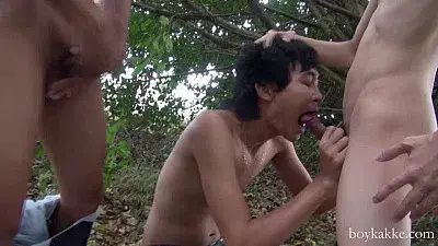 Bukkake Butt Camp-5