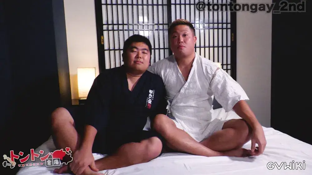 もものすけくんと和装生交尾!掘り合いにテンション上がりまさかの二発掘られイキ !?-2