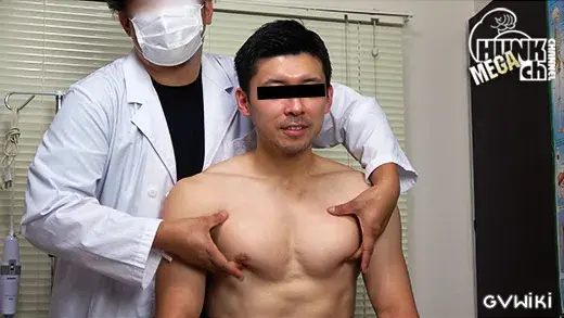 イケてるノンケの身体を隅々まで検査!!カルテNo.070武生(たけお)くん25歳!!腹筋マッチョの肉体をくまなく触診、初めての男のフェラとアナル検査の診断結果は!!?-3