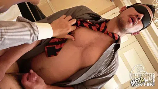 硬魔羅バキの密室ハメ撮りREAL FUCK!!目隠しされたガッチリ髭の男前タチがバキに濃厚ザーメンを種付ける!!【生掘り中出し】-8