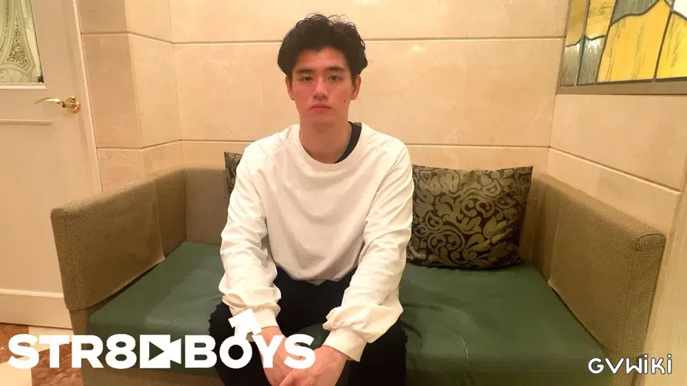【欲情-ノンケの本性-】カコカワAV男優しめじ君24歳がSTR8 BOYS初登場!虚な目でモロ感!!ゴム無し生SEX!-3