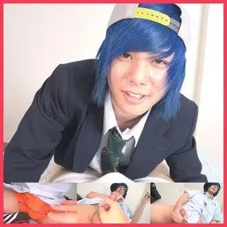 制服姿のトオルが主観で初フェラ挑戦!!チ○ポを弄ぶ姿は無邪気そのもの!!可愛いトオルを激撮!!-1