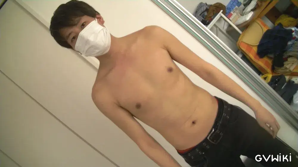 高身長↑真面目な20才爽やか大学生が未知の男抜きの快感に声をあげてモロ感激射精!!-3