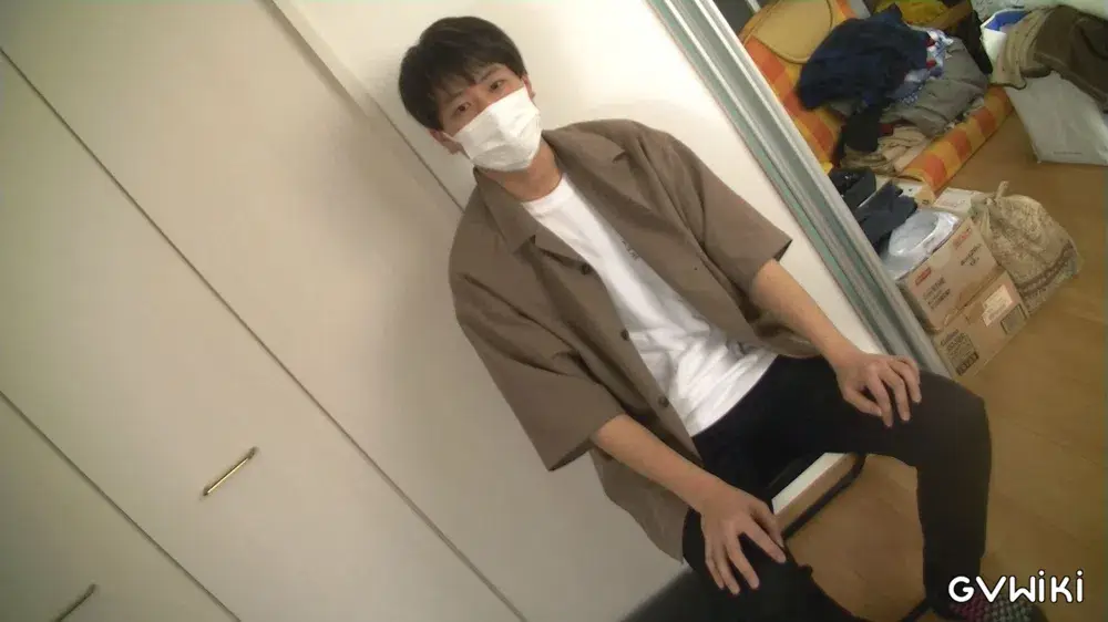 高身長↑真面目な20才爽やか大学生が未知の男抜きの快感に声をあげてモロ感激射精!!-2