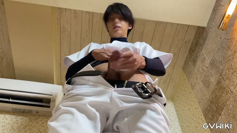 22歳 ノンケ筋肉イケメン 野球ユニで登場!!-3